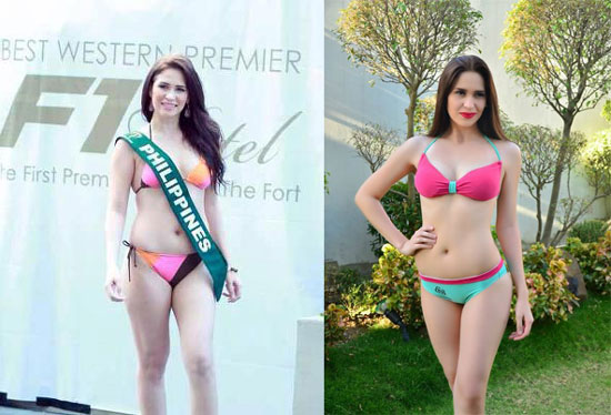 Đại diện của Philippines năm nay cũng gây thất vọng quá lớn với thân hình phì nhiêu và nhiều nguồn tin còn cho biết cô đã tăng tới 7kg chỉ trong một thời gian ngắn trước cuộc thi.