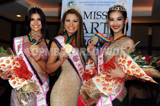 Hai giải phụ tiếp theo được công bố, trong phần thi Hoa hậu Ảnh, HCV thuộc về đại diện của Venezuela, Hoa hậu Thái Lan giành HCB và Hoa hậu Costa Rica giành HCĐ.