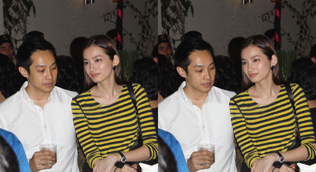 Trúc Diễm sánh vai cùng bạn trai trong buổi tiệc sinh nhật con gái Trương Ngọc Ánh tối 21/11.