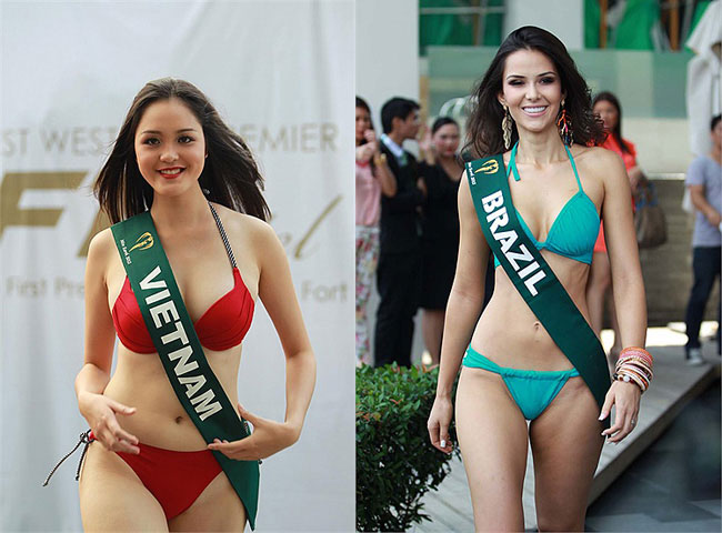 Hoàng Anh là đại diện đầu tiên của Hoa hậu Việt Nam 2012 được chọn đi chinh chiến ở đấu trường sắc đẹp thế giới. Những tưởng với lợi thế về tuổi trẻ, ngoại hình và kinh nghiệm làm người mẫu của mình Hoàng Anh sẽ gây được chú ý tại Miss Earth 2012. Nhưng càng vào cuộc đua, Hoàng Anh càng cho thấy sự thiếu kinh nghiệm của mình cho cuộc chiến sắc đẹp không cân sức này.