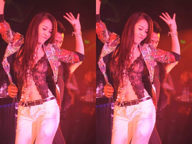  Quế Vân cũng sexy táo bạo không kém.