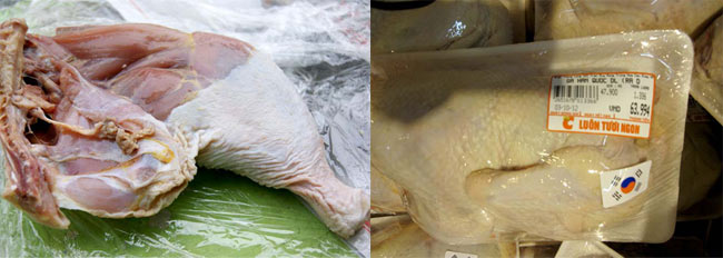 Theo số liệu của Cục Chăn nuôi, từ tháng 5/2012 tới nay gà nhập từ Hàn Quốc liên tục tăng. Tính đến hết tháng 9/2012, Việt Nam đã nhập hơn 6.100 tấn gà Hàn Quốc, chiếm 11,7% tổng lượng thịt gà nhập khẩu.