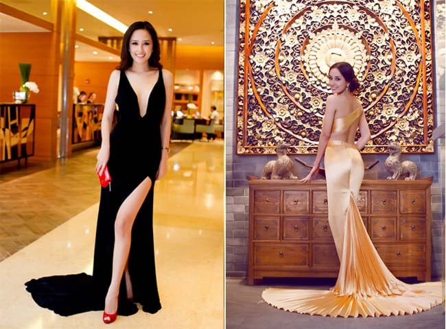 Mỗi khi tham gia các sự kiện Hoa hậu Việt Nam 2006 Mai Phương Thúy luôn trở thành tâm điểm bởi vẻ đẹp gợi cảm và sự sang trọng. 