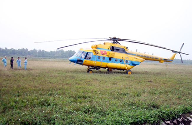 Trung đoàn Không quân 916 được biên chế hỗn hợp các loại trực thăng vận tải/vũ trang Mi-8/17/171.