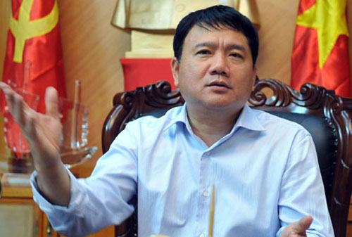 Bộ trưởng Bộ GTVT Đinh La Thăng. 