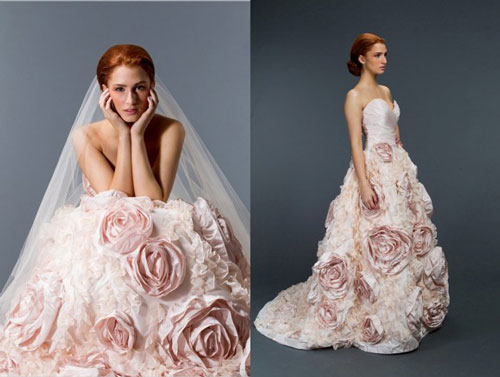 Những chiếc váy cưới hoa hồng khá đa dạng từ màu sắc, kiểu dáng, phụ kiện... sẽ đem tới những gì đẹp nhất cho cô dâu trong ngày cưới.