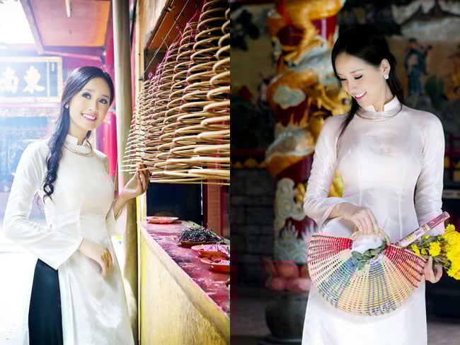 Với những tiếng vang mà bộ áo dài Xuân thì mang lại có thể nói Mai Phương Thúy hoàn toàn xứng đáng là người mặc áo dài đẹp nhất trong năm 2012.