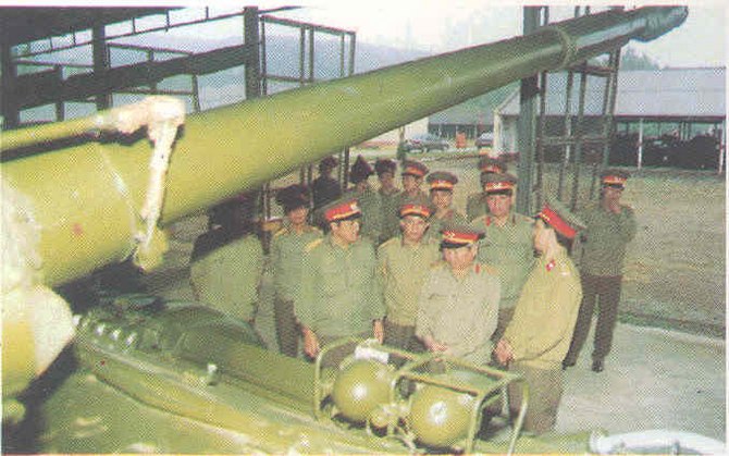 T-62 được trang bị với số lượng nhiều trong lực lượng tăng thiết giáp Việt Nam.