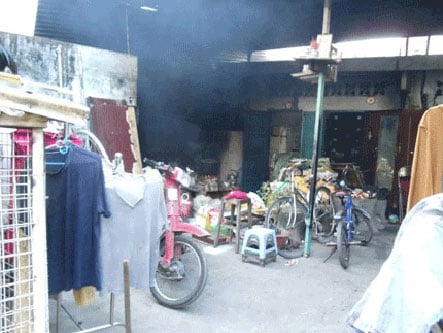 Một lò luộc bắp bằng hóa chất.