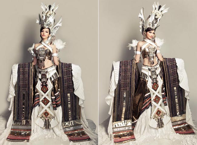 Các nhà thiết kế tiếp tục thiết kế trang phục dân tộc có ý tưởng từ hình ảnh từ mẹ Âu Cơ