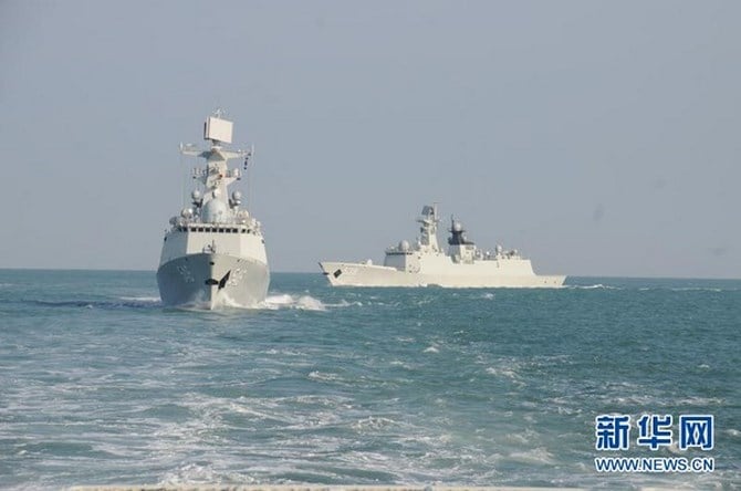 Biên đội 3 tàu khu trục của Trung Quốc 