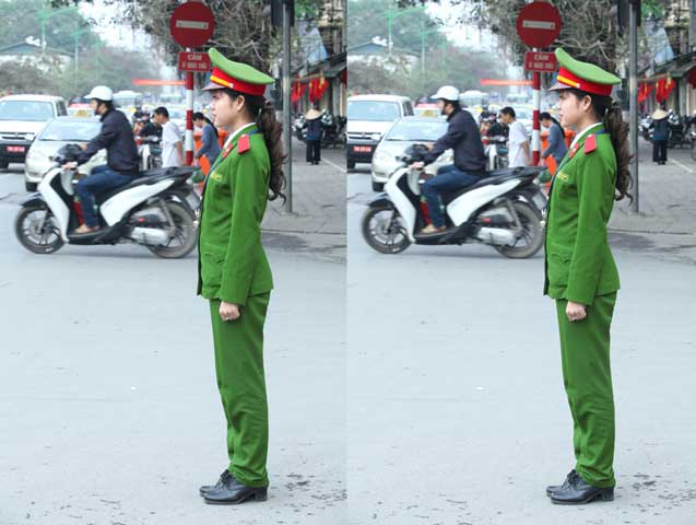 Cô chia sẻ: “Lưu lượng xe quá đông, ý thức tham gia giao thông của một số người dân chưa thực sự cao nên em cũng gặp phải nhiều khó khăn trong việc điều tiết, đặc biệt là giờ cao điểm”.