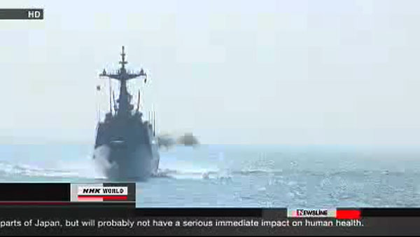 Trong khi đó, hãng Yonhap của Hàn Quốc cho biết nước này huy động 10 tàu chiến tham gia