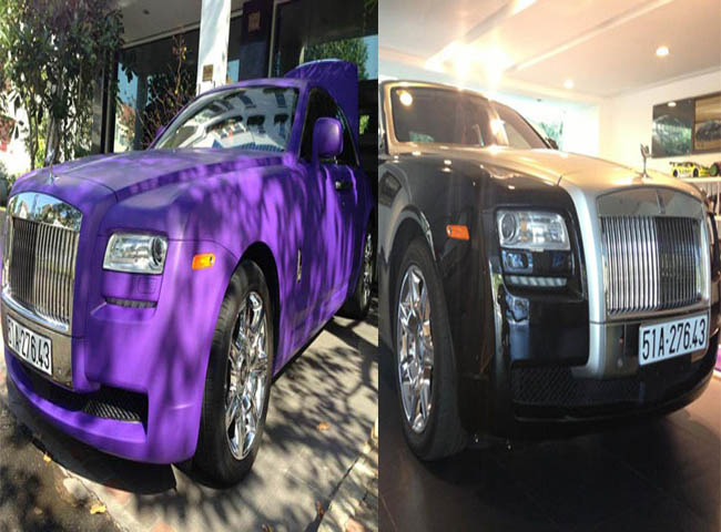 Một giả thuyết khác cũng được đặt ra là nếu chiếc Roll-Royce Ghost màu tím này được phủ sơn thì cơ sở nào đã thực thi việc này, khi mà tại Việt Nam chưa có đại lý chính thức của Rolls-Royce. Trong trường hợp Cường đô la tái xuất chiếc xe sang hãng để phủ sơn thì thời gian từ ngày 28/1 (tính từ ngày hình ảnh chiếc xe xuất hiện trong gara) đến ngày 5/2 là quá ngắn để hoàn thiện. Hơn nữa nếu chọn giải pháp tạm nhập tái xuất thì mức giá để đổi màu cho xe sẽ là quá chát. 