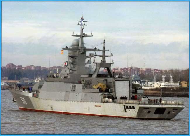 Tàu Boyky đã di chuyển đến cảng Baltiysk ở Kaliningrad để bắt đầu cuộc thử nghiệm trên biển thứ hai.