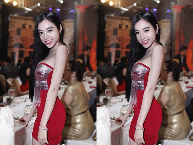 Trong một đêm tiệc tối 6/2, hot girl Elly Trần gây chú ý với phong cách ăn mặc gợi cảm. Đây là lần hiếm hoi cô xuất hiện tại sự kiện.