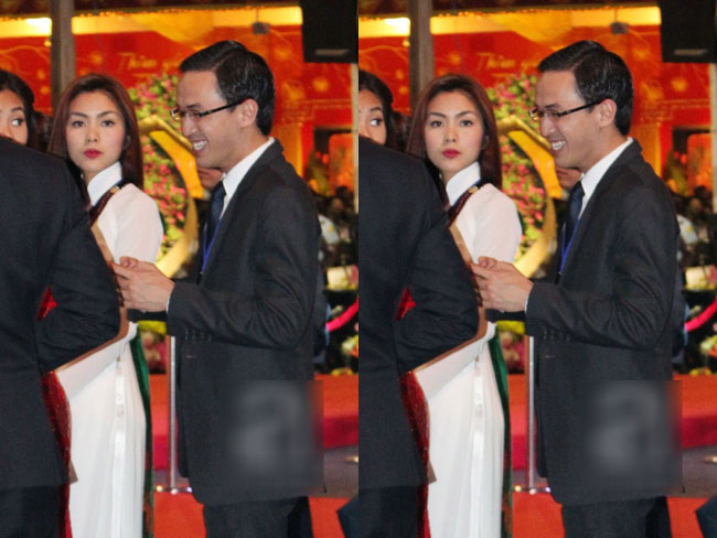 Tăng Thanh Hà cùng chồng Louis Nguyễn đã có mặt tham dự sự kiện Lễ khai mạc Đường hoa Nguyễn Huệ tối 7/2.