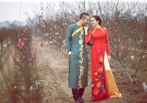   Nhân dịp đầu năm mới, Doãn Tuấn, Quách An An có những khung hình đầy lãng mạn.