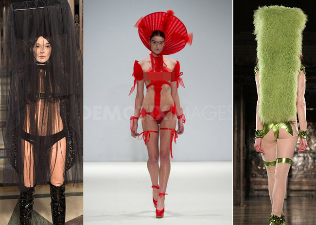 Tuần lễ thời trang danh tiếng London Fashion Week năm nay tiếp tục gây sốc cho người hâm mộ với những bộ trang phục chả giống ai.
