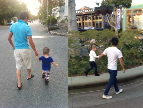 Cường đô la luôn bên cạnh chơi đùa và chăm sóc Subeo
