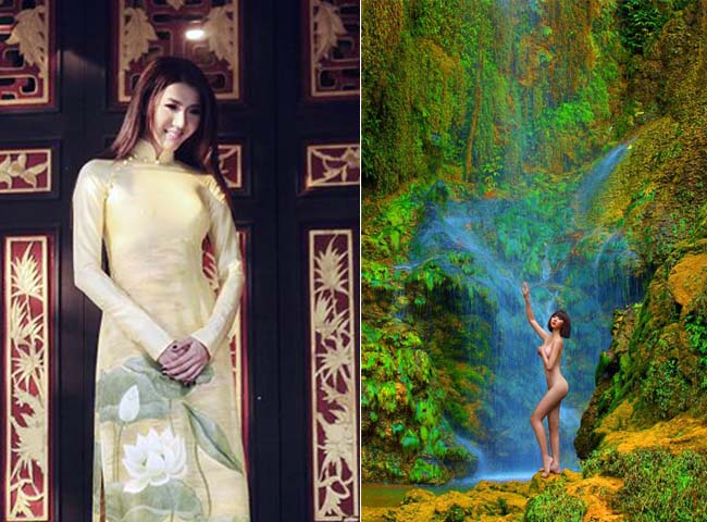 Siêu mẫu Ngọc Quyên gần đây được biết đến với danh hiệu đệ nhất nude làng giải trí Việt vì liên tiếp tung ra những bức ảnh 