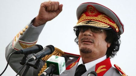 Tổng thống Gaddafi thủa còn nắm quyền