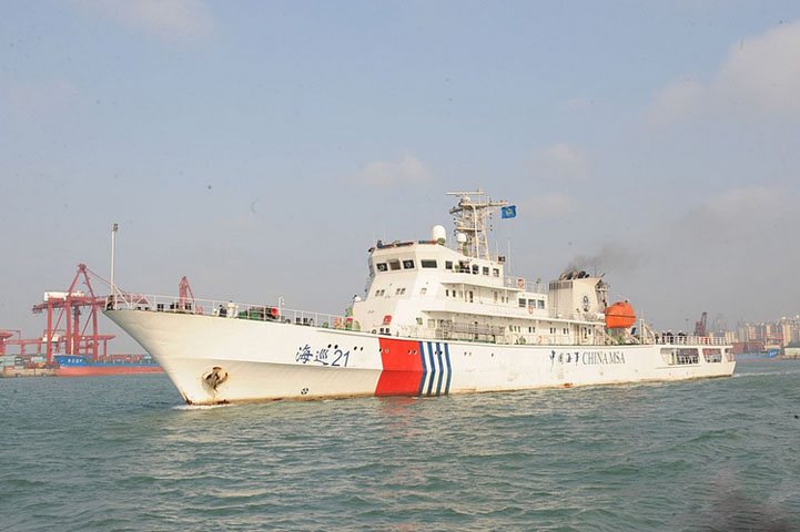 Tờ China News ngày 2/3 đưa tin, 3 tàu Hải tuần Trung Quốc số hiệu 21, 31 và 166 thành lập 1 biên đội để thực hiện cái gọi là 
