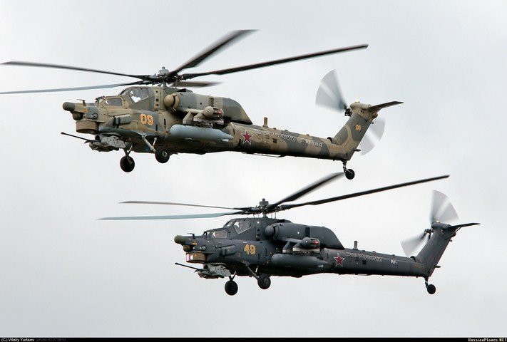 Nhờ được nâng cấp và cải tiến liên tục, trực thăng Mi-28 có thể hoạt động tốt trong điều kiện ban đêm.