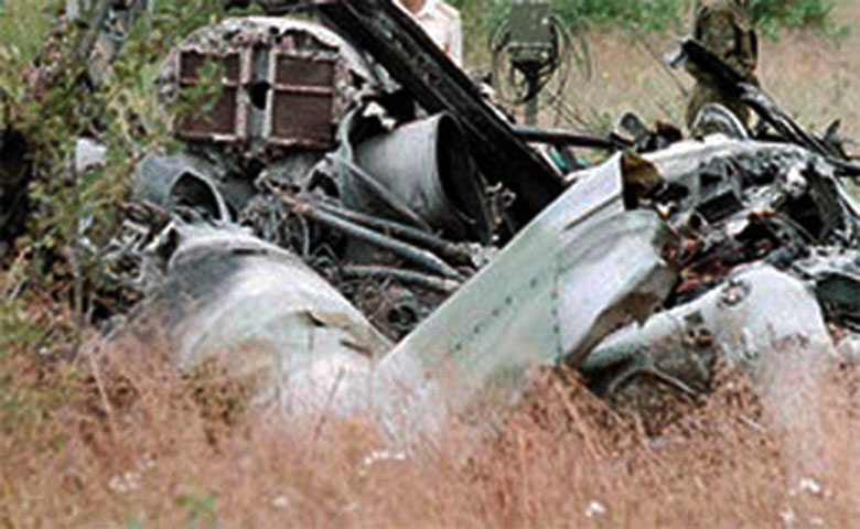 Tai nạn xảy ra khi chiếc Mi-8 đang thực hiện nhiệm vụ theo hợp đồng với Liên Hợp Quốc trong điều kiện thời tiết xấu. Trong ảnh là hiện trường vụ tai nạn