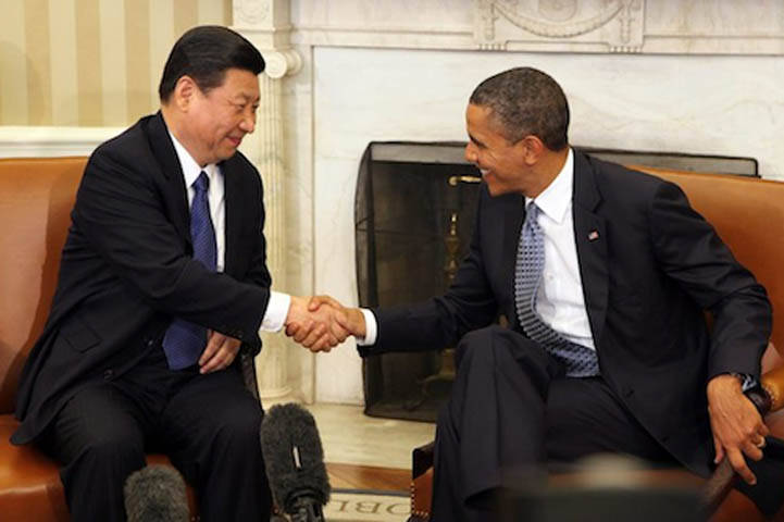Chỉ vài giờ sau khi Trung Quốc có Chủ tịch nước mới, Tổng thống Mỹ Brack Obama đã có cuộc điện đàm với ông Tập Cận Bình. Trong cuộc điện đàm, ông Obama cũng 