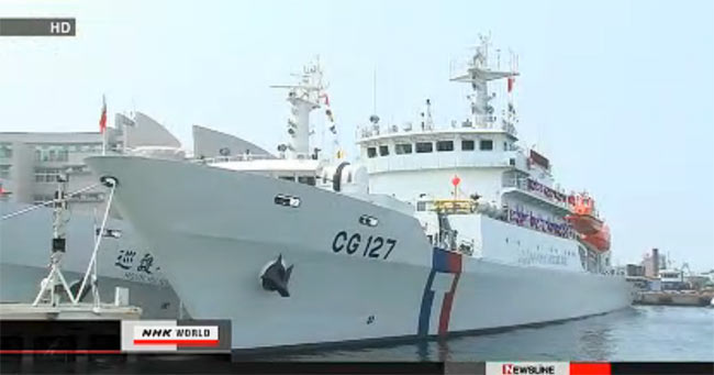 Đài Loan quyết định triển khai một tàu tuần tra cỡ lớn tới quần đảo tranh chấp Senkaku trên biển Hoa Đông thuộc quyền kiểm soát của Nhật Bản mà hòn đảo này Đài Loan và Trung Quốc cùng tuyên bố chủ quyền.