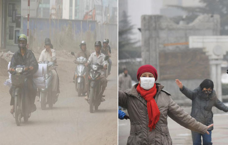 Kết quả công   bố tại Diễn đàn Kinh tế Thế giới Davos 2011 cho thấy, Việt Nam nằm trong 10 quốc gia có môi trường không khí tệ nhất thế   giới, đứng thứ 123 trong tổng số 132 nước.