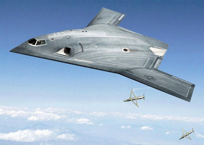 Theo kế hoạch ban đầu Mỹ sẽ triển khai những loại máy bay ném bom chiến lược tầm xa trên cơ sở dòng B-2 được nâng cấp thêm.