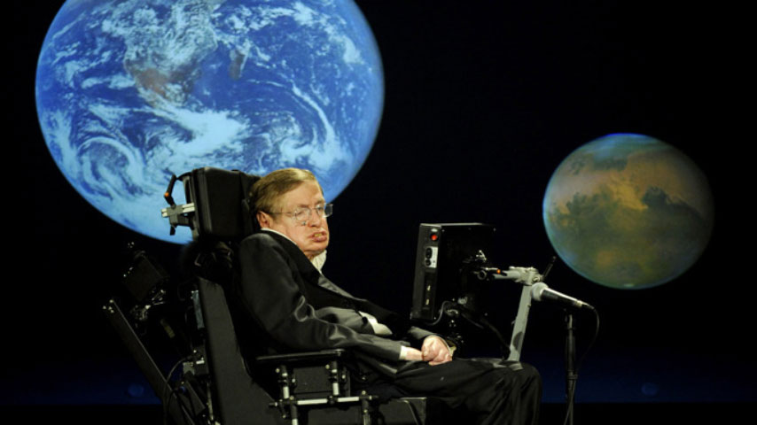 Trong chuyến thăm Trung tâm y tế Cedars-Sinai ở Los Angeles (Mỹ), nhà vật lý nổi tiếng người Anh Stephen Hawking phát biểu 