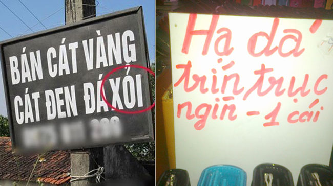 Ngay cả những từ tiếng Việt thì việc bị nhầm chính tả lại càng phổ biến và trầm trọng hơn.