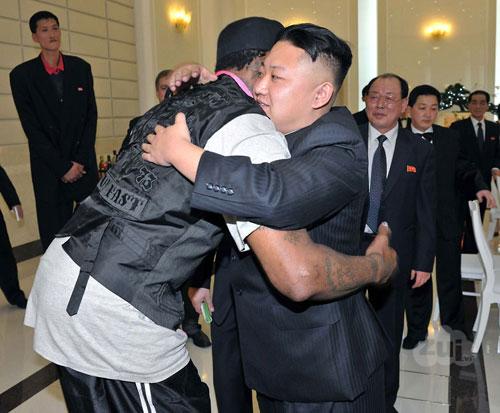 Nhà lãnh đạo Triều Tiên Kim Jong-un gặp gỡ ngôi sao bóng rổ Mỹ.