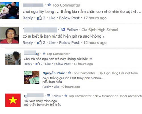 Dân mạng bình luận chỉ trích trên Facebook - Ảnh: Chụp màn hình 