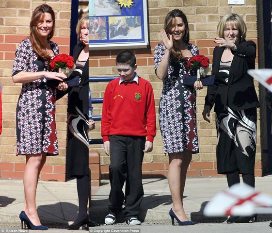 Ngôi trường cô tới thăm đã chào đón nồng nhiệt công nương xinh đẹp của Vương quốc Anh. Cô đến để tham gia một chương trình có tên M-PACT, một chương trình giúp đỡ trẻ em có bố mẹ bị nghiện ma túy.