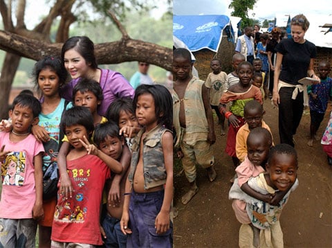 Lý Nhã Kỳ thân thiện và năng nổ hoạt động nhân đạo không kém Angelina Jolie
