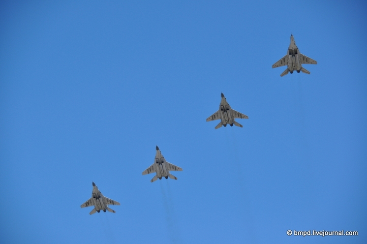 Phi đội máy bay chiến đấu MiG-29.