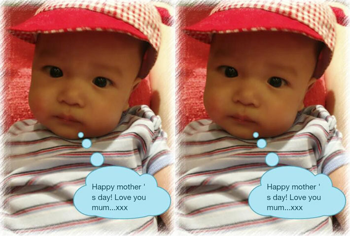  Nhân ngày của Mẹ, Thúy Vinh đã đăng tải hình ảnh cậu con trai nhỏ trên trang cá nhân. Bé Poh Nguyễn Đức Anh hiện nay đã được 5 tháng tuổi và càng lớn càng bụ bẫm. Hiện tại, nhóc con này đã được 7,3kg. 