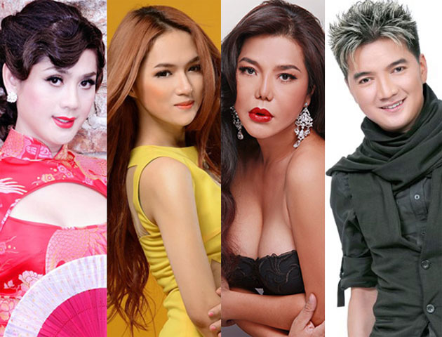   Đàm Vĩnh Hưng hát với 3 mỹ nhân chuyển giới: Cindy Thái Tài, Lâm Chi Khanh và Hương Giang Idol 
