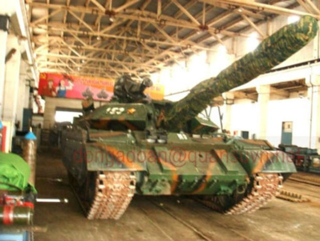 Xe tăng T-54/55 được 