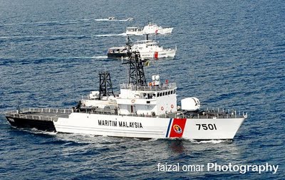  Cảnh sát biển Malaysia đẩy mạnh các hoạt động tuần tra trong thời gian gần đây.