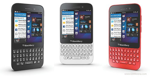 Hình ảnh của chiếc điện thoại BlackBerry Q5.