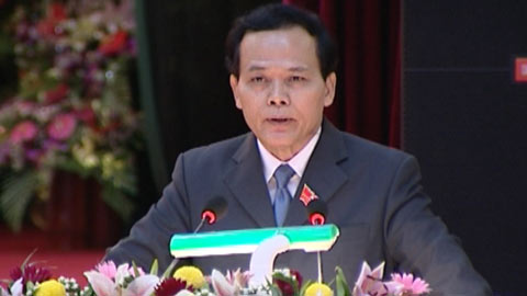 Ông Ngô Văn Dụ - Chủ nhiệm Ủy ban Kiểm tra Trung ương chủ trì hội nghị.