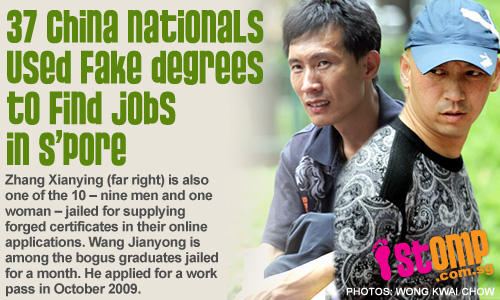  Chuyện người nước ngoài dùng bằng giả để xin việc ở Singapore là không hiếm - Ảnh: Stomp 