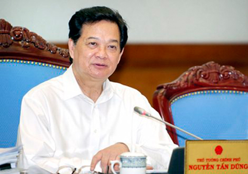 Thủ tướng Nguyễn Tấn Dũng chủ trì phiên họp Chính phủ thường kỳ. 