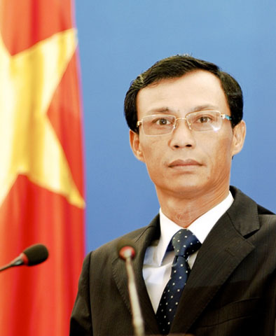 Người phát ngôn Bộ Ngoại giao Việt Nam, ông Lương Thanh Nghị