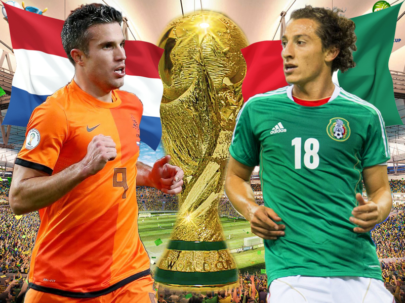 Cuộc đọ sức giữa Hà Lan và Mexico được đánh giá là một trận đấu hay giữa một đội bóng có hàng công khủng khiếp với một đội có hàng thủ kiên cố nhất World Cup năm nay.